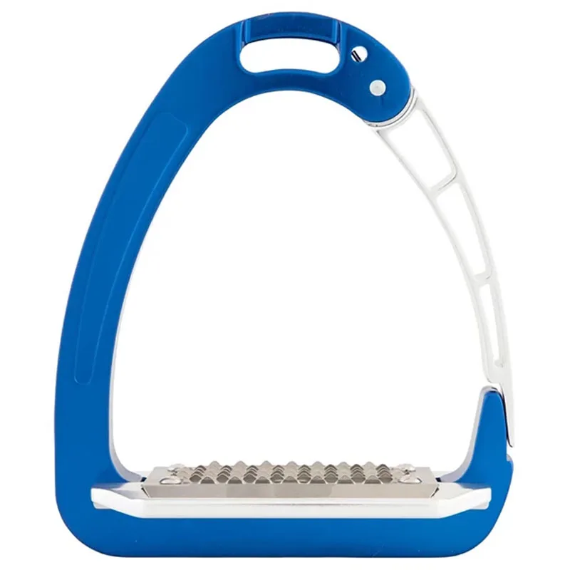 CNC Machining Customized Multi Rainbow color Safety Harness Flexible Stirrups English Horse Stirrups With Private Labelling