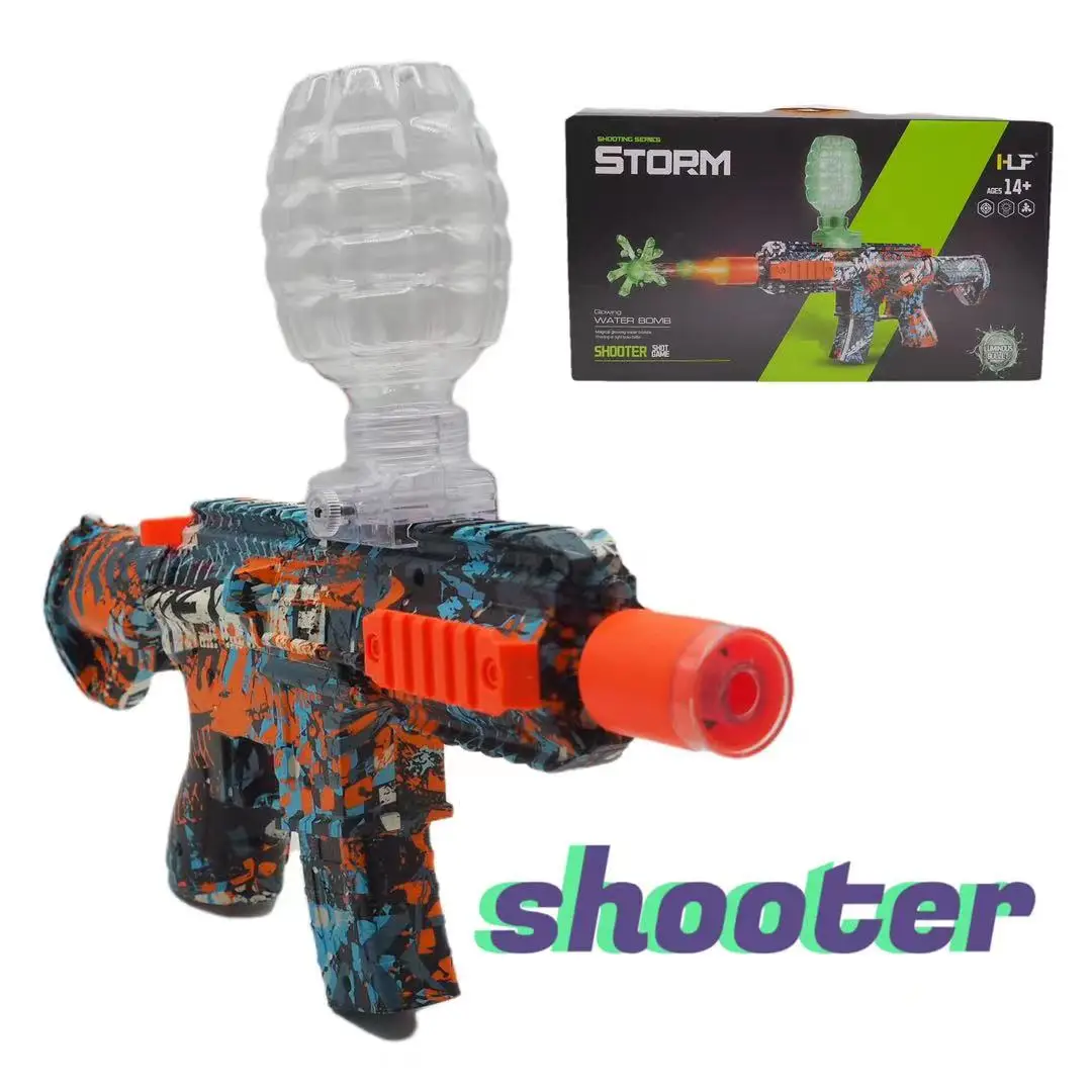 2024 New Design Wholesale Electric Automatic Grow In The Dark Balls Water Bomb Splatter Ball Gun toy Gel Gun Blaster For Adult