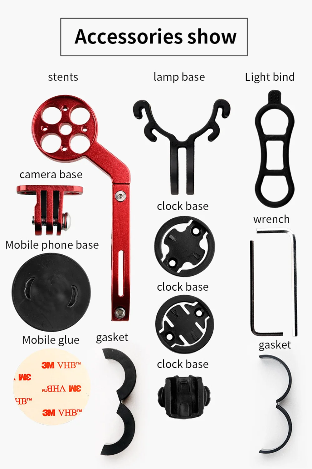 Bicycle Computer Camera Mount Holder Out front bike light Mount from bike mount for iGP-SPORT Garmin Bryton Wahoo Go pro