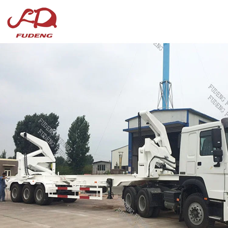 Hot Sale China Fudeng  20 Ft 40 Ft Side Loader Trailer 40T Container Transport Side Lifter Truck for Sale