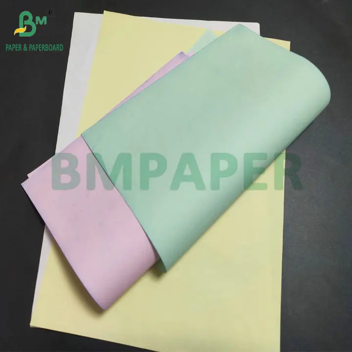 50g 55g CB CF CFB Carbon-Free Bill Paper White Blue Yellow Color