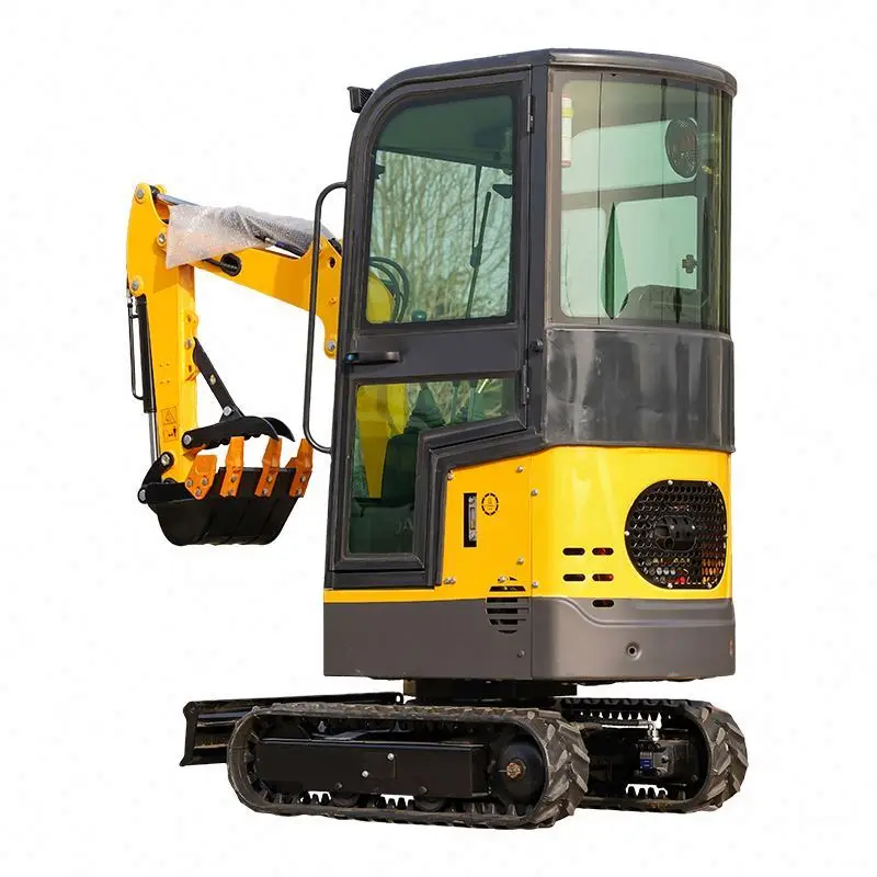 mini excavator mini digger ce/epa mini tractor with front loading and backhoe digger