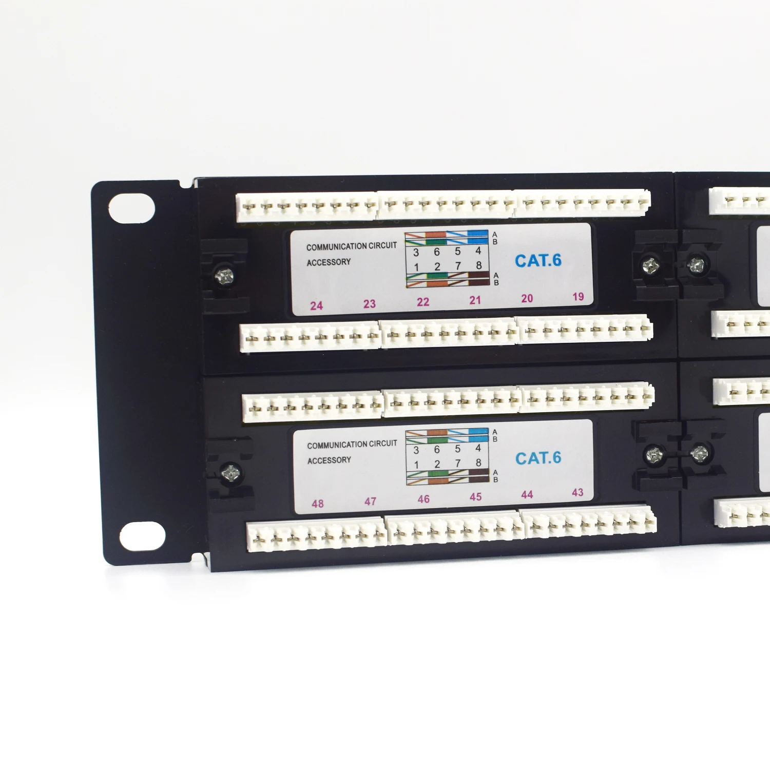 Патч-панель UTP Cat5e патч-панель Cat6 24