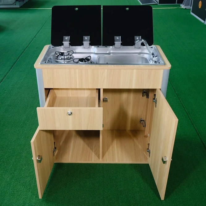 caravan kitchen rv  motorhomes stove  LPG cooker in  RV Yacht Caravan motorhome kitchen camping  box