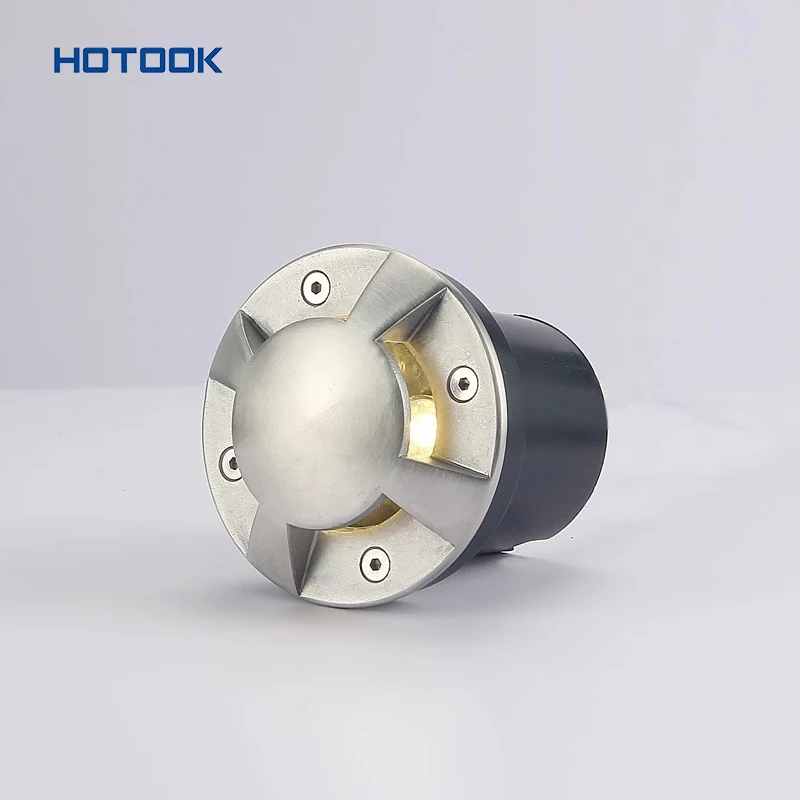 HOTOOK New Arrival Stainless Steel Landscape Pathway Lighting Outdoor Side View Fixtures Sidewalk Lighting LED Underground Light