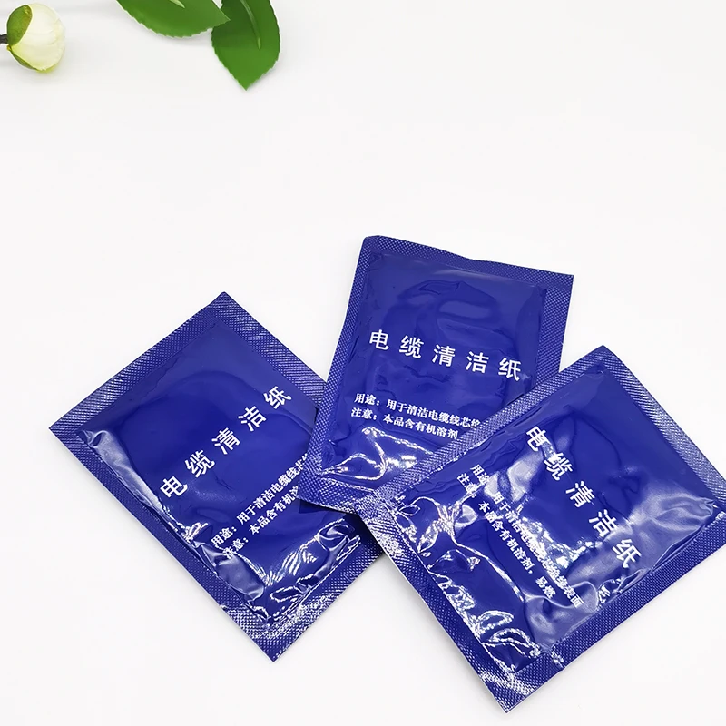 OEM ODM Good Quality Power Cable Cleaning Paper Professional Electronic Screen cleaning wipes