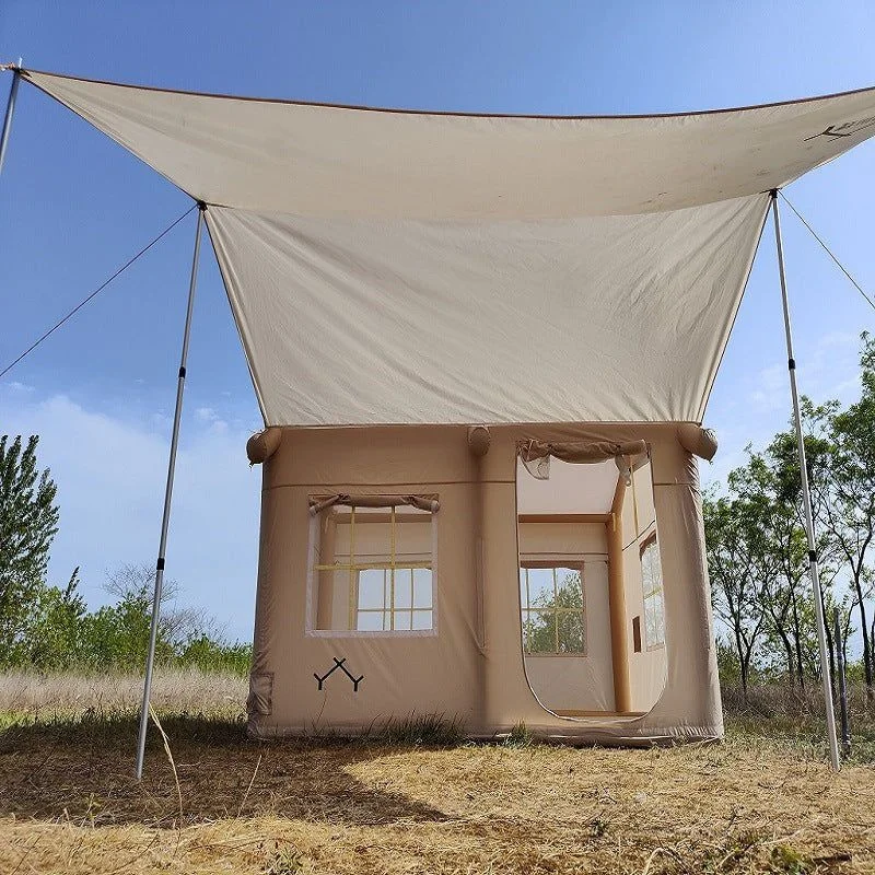 luxury Waterproof Family Tent Cotton Tent Camping Outdoor For 5-6 Person Polyester Air coody inflatable ten