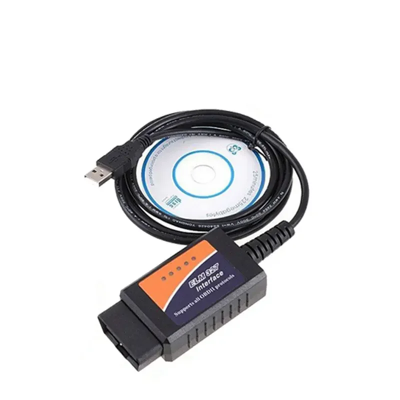 OBD2 ELM327 USB V1.5 автомобильный диагностический интерфейс сканер ELM 1 5 327 В Разъем Автомобильный инструмент OBD II адаптер