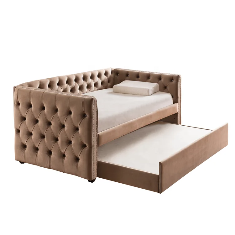 
Dingzhi 2019 современная деревянная кожаная гостиная дневная кровать 