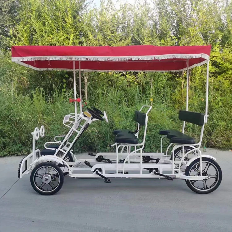 Лидер продаж экскурсионный четырехколесный квадроцикл Surrey 4 человека велосипед