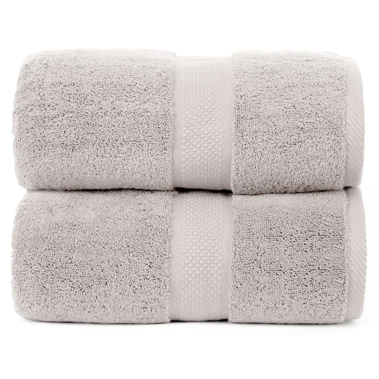 Wholesale soft touch feeling 100%cotton towels bath sheets with custom size