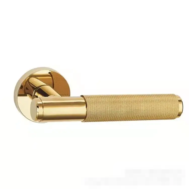 Luxury Europe style market Brass material Mortise Door Lock Set Handle Door Knob brass passage lever set for room and house door