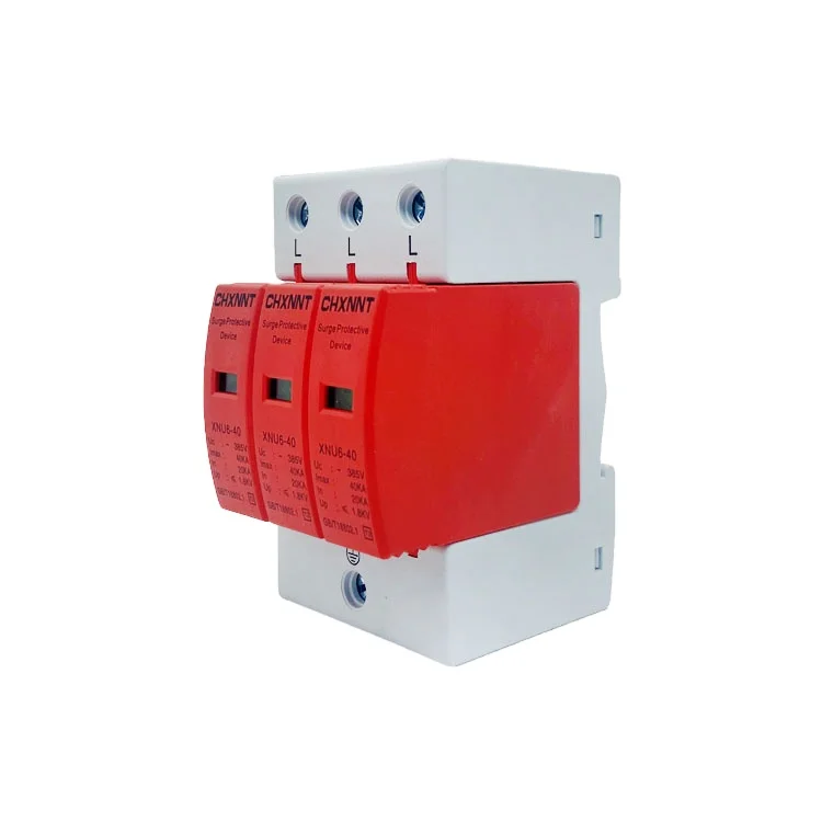 Straight drift surge protector 3P T2 industrial surge protector
