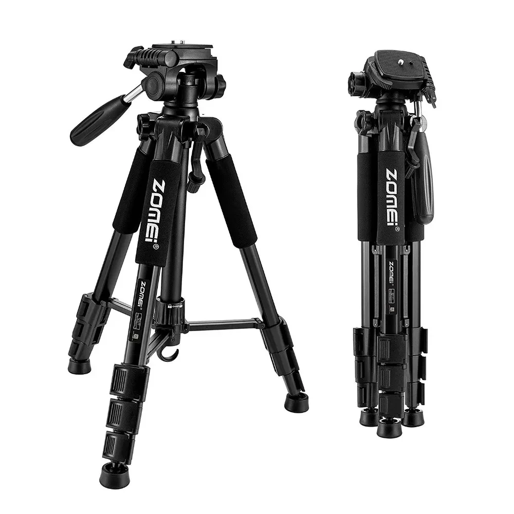 ZOMEI Q111 Smartphone Tripod Flexible Aluminum Travel Tripod for Photography YouTube Smartphones Cameras