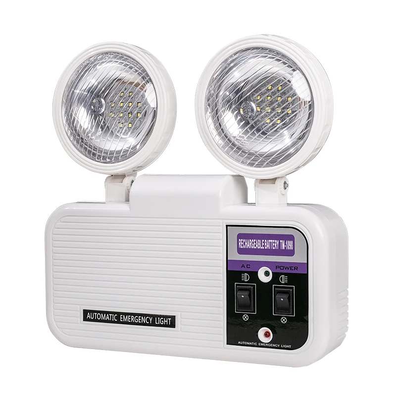 Настенный пластиковый светодиодный перезаряжаемый противопожарный фонарь для дома