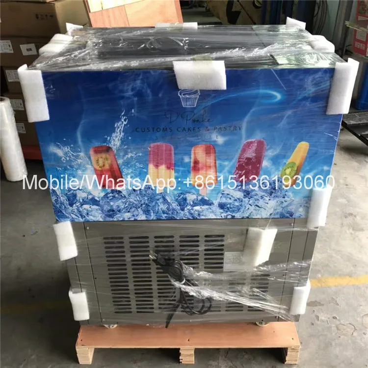 Small refrigerant fluid ice lolly making lollipop popcicle machine