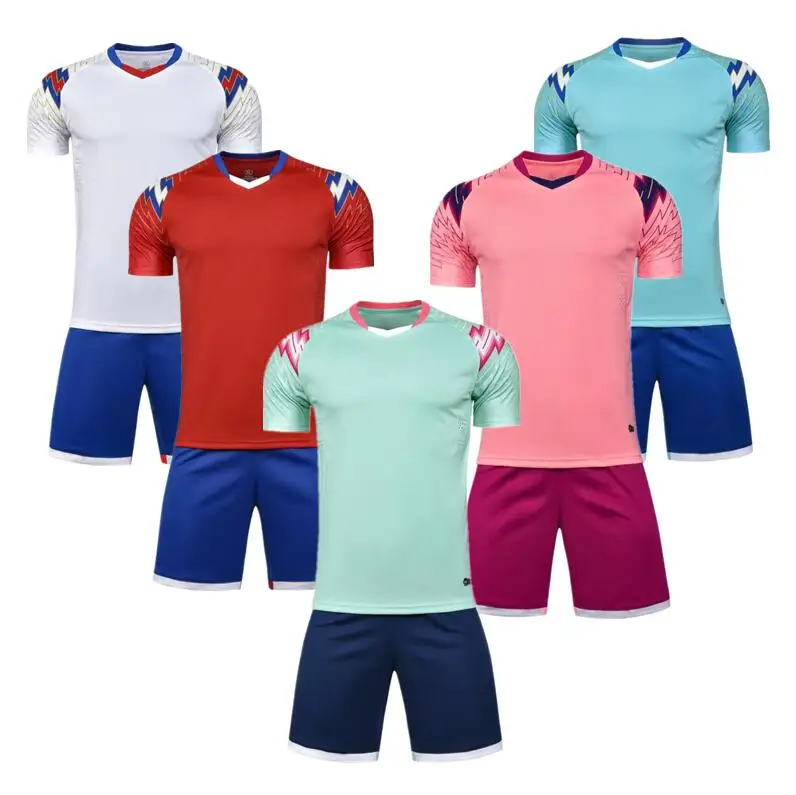 High Quality Custom Soccer Training Team Set Jersey Uniform Football Jerseys Sublimation Soccer Jersey Set