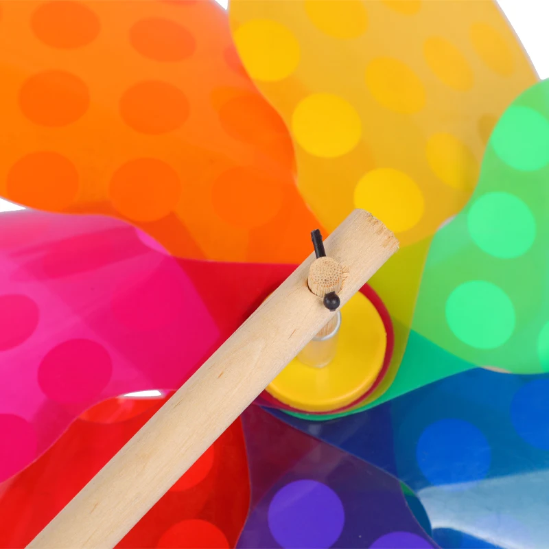 Professional High Cost-Effective Kids Toys Pinwheel Plastic Garden Windmill