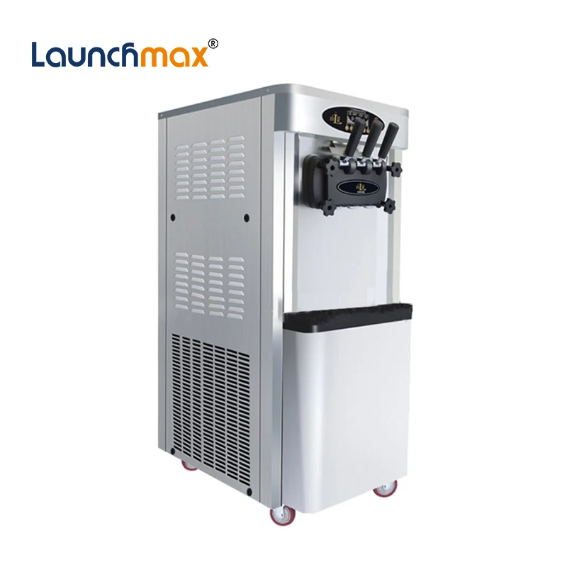 Factory sales best price ice cream machine commercial soft ice cream maker 2+1 flavors ice cream machine