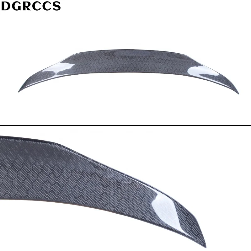 Original Infiniti G series G25 G35 G37 4Door Sedan PSM style Honeycomb carbon fiber non perforated rear spoiler trunk 2007-2014