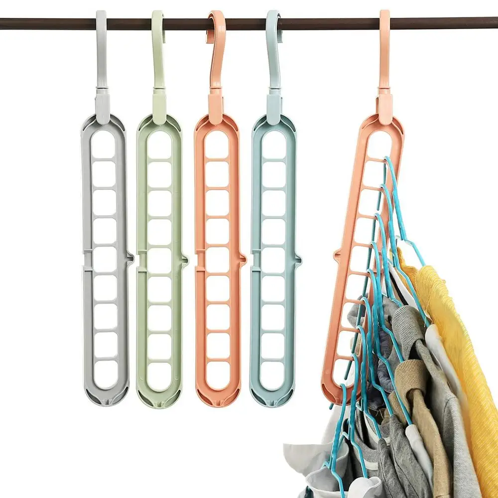 
Multi Purpose Space Saving Plastic Magic Cascading Hangers  (62414169913)