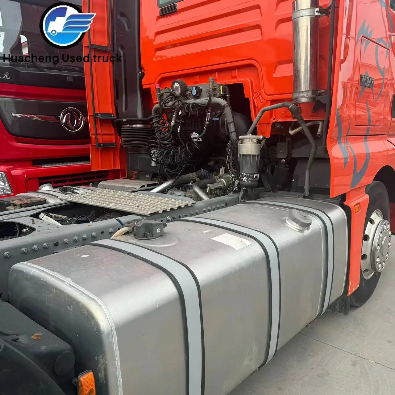 40 tons diesel Shandeka truck 6x4 tractor head used truck tractor