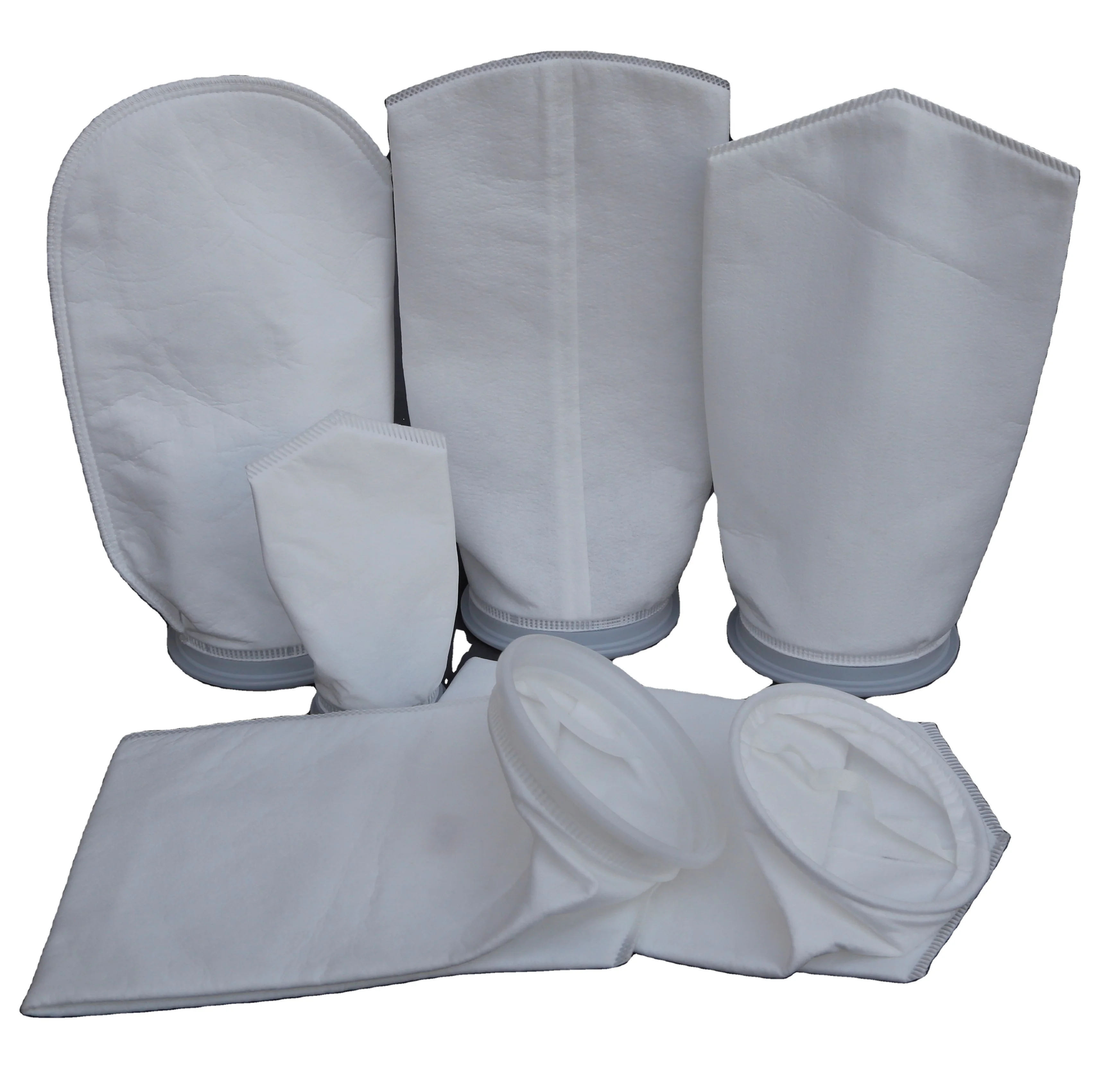 Customized High Quality Industrial 0.1 Micron Filter Bag pe/pp/nylon liquid filter bag/filter sock