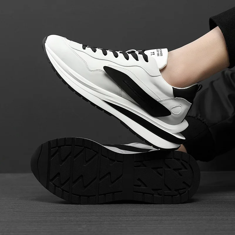 
Spring New Style High Quality Fashion High Top Mesh Sport Shoes 2021 Men's Fashion Running Sneakers 