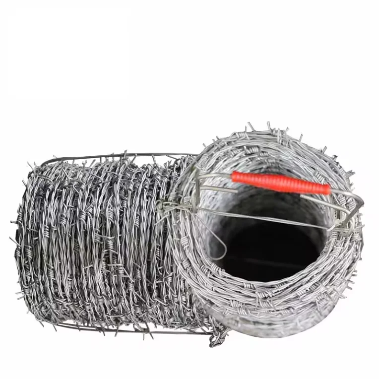 Security Anti-Climb Stainless Steel High Zinc Barbed Wire Single Galvanized Fence Rolls Barbed Wire