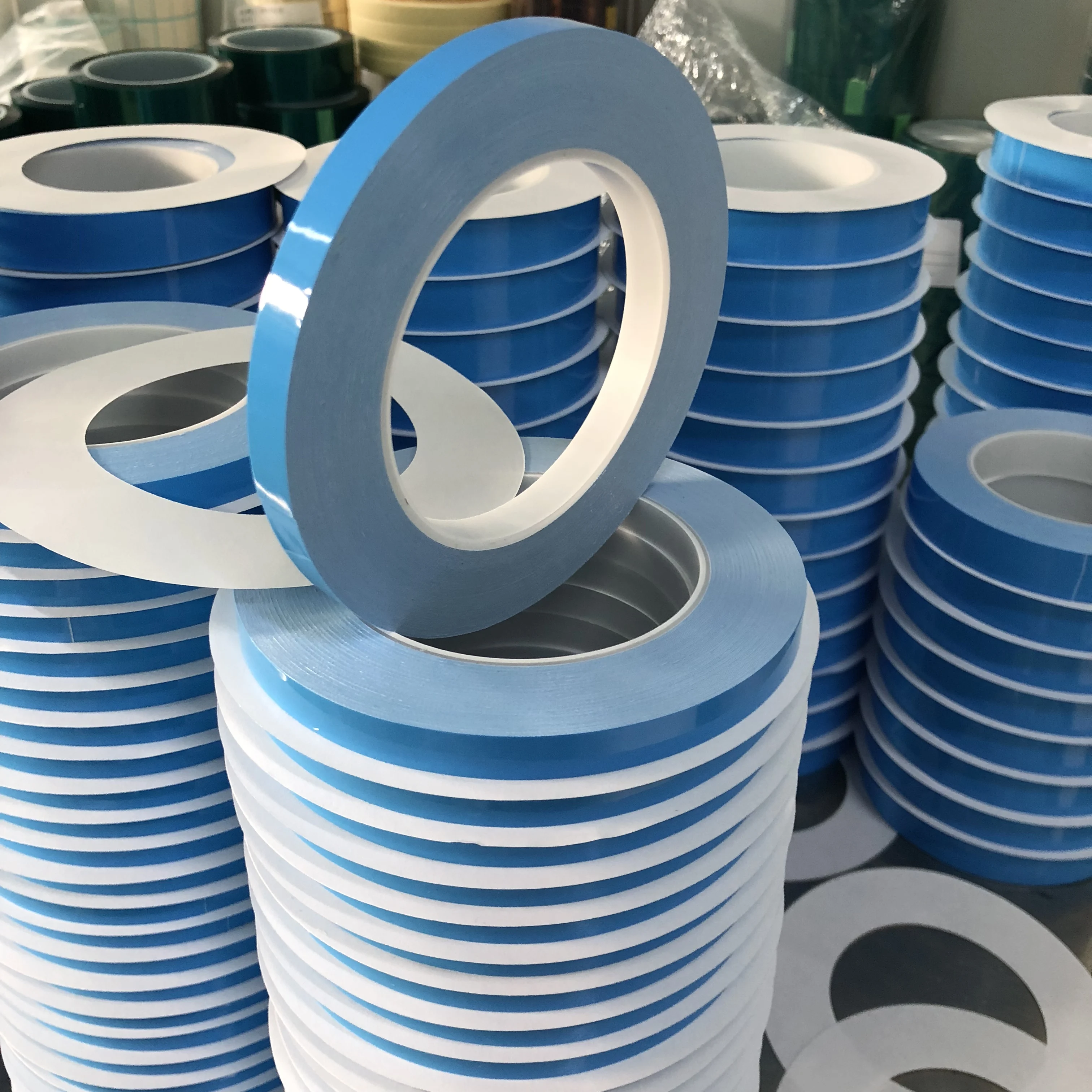 High thermal conductivity double-side adhesive tape heat transfer fiberglass for LED and sink