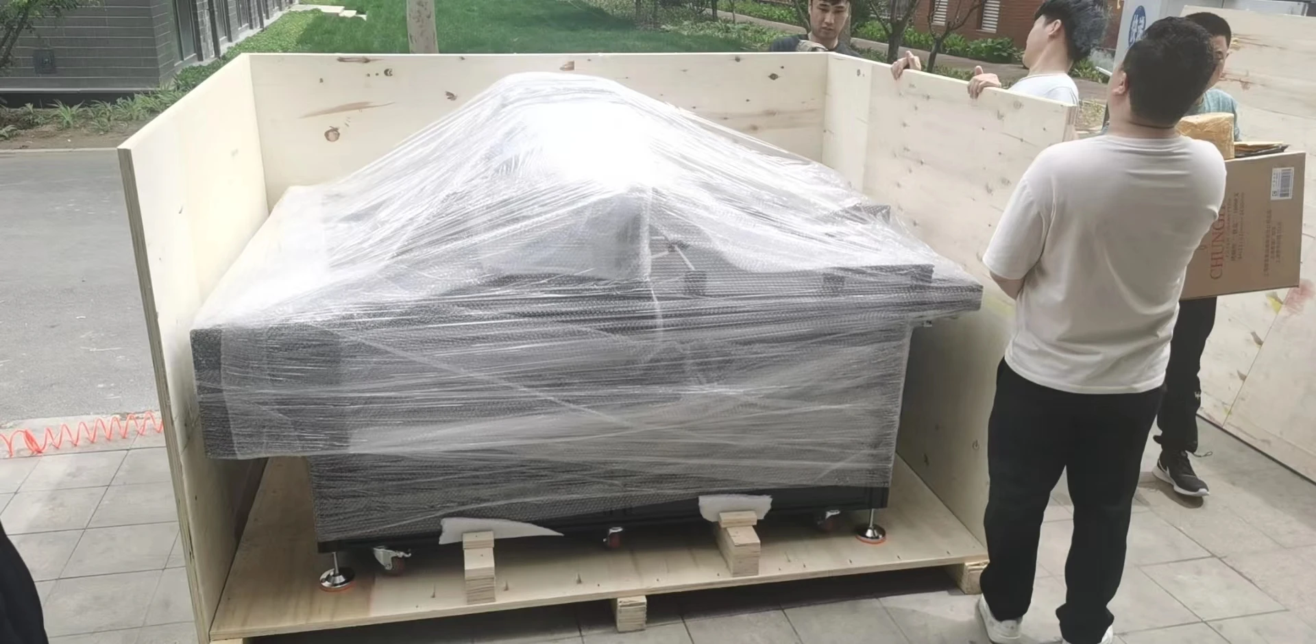 Faith Automatic Digital Cardboard Printer CMYK High Speed Pizza Box Printing Machine Single Pass Printer