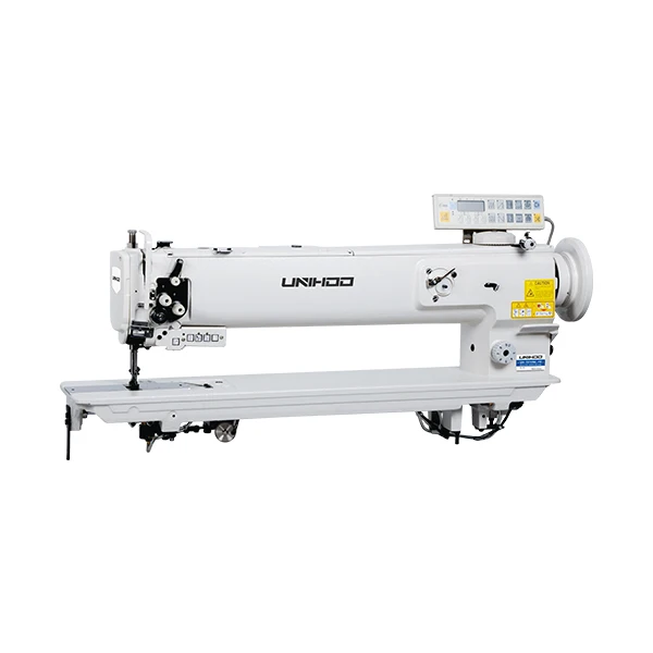 1510 Automatic single needle long arm compound feed heavy duty lockstitch sewing machine