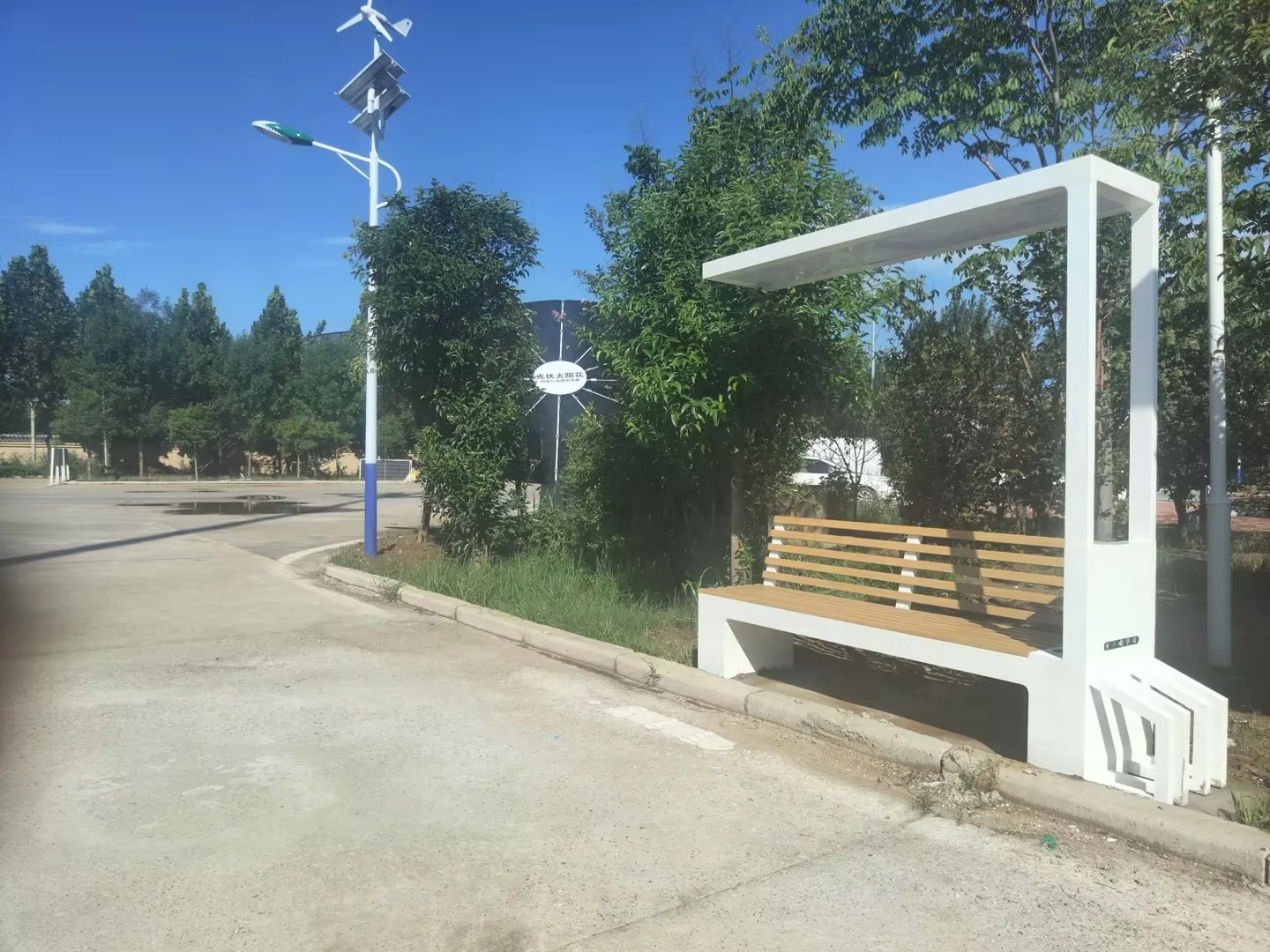 solar power bench solar power smart furniture for park solar bench For Solar Park Smart City Future City Solution Project