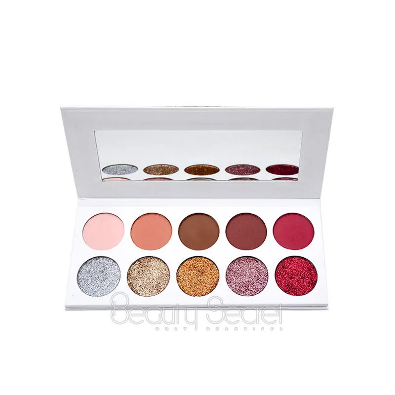 10 Colors Private label Multi High Pigments Eye Shadow Long Lasting Eyeshadow Custom Palette For Makeup