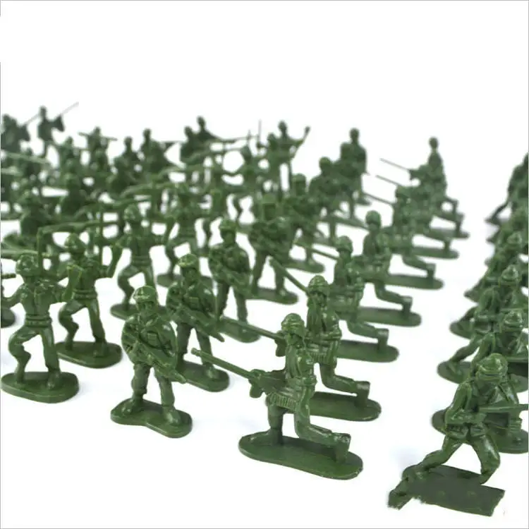 3cm Army Troop Figure Battle War DIY Scene Model Children Kids Toy Figures Adult Funny Collection Plastic