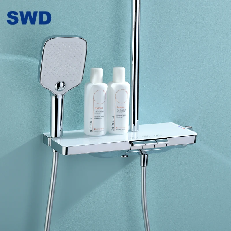 Современная Настенная система «тропический душ» для ванной комнаты, роскошный смеситель для душа, смеситель для ванны и душа, Набор смесителей