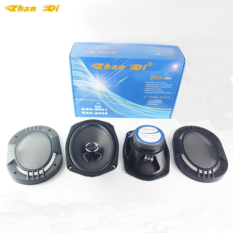 OEM Factory 1000w 25 core voice coil   Magnet 6*9 inch car audio car coaxial speakers 6x9