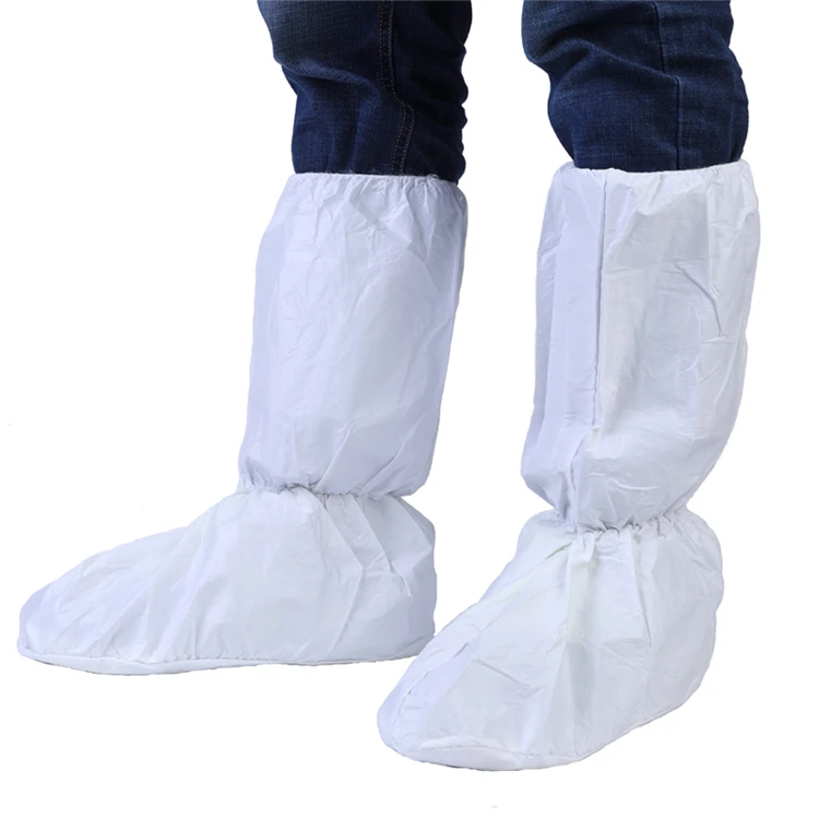 Durable Waterproof PE Shoe Sleeve Disposable Plastic Protective Boot Cover