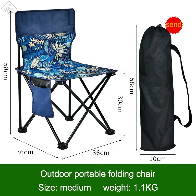 ZG Outdoor portable folding chairs fishing stools painting sketching leisure travel