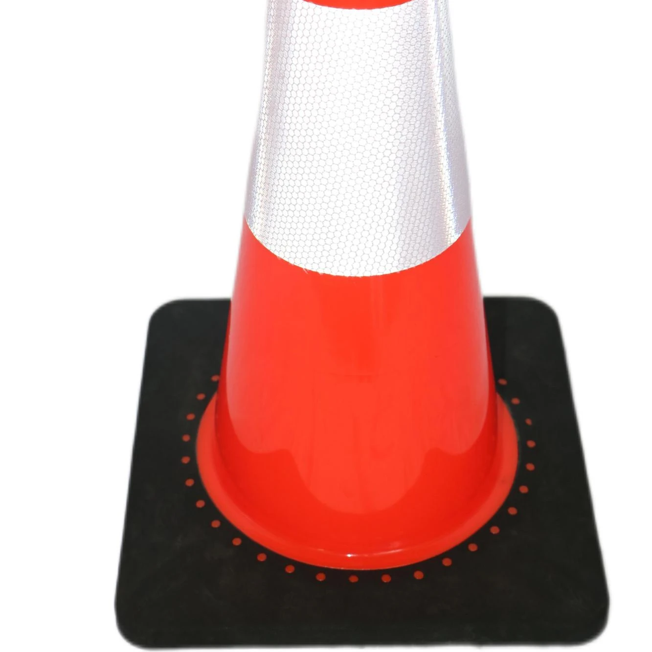 450mm Two colors traffic cone  orange safety  cones Eco-friendly material reflective cone