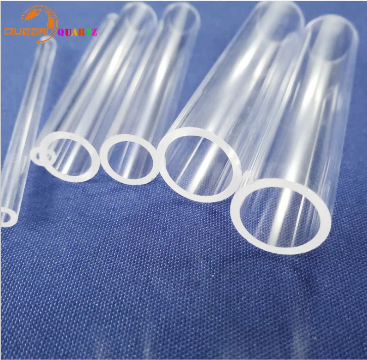 Specializing in the production of curved quartz tube Heat Resistant Quartz Glass Cylinder Fused Silica Transparent Quartz Tubes