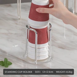 OSBORN disposable cup taker Wall Mount Cup Dispenser Pull-type Cup Holder With Paste For Home coffee shop