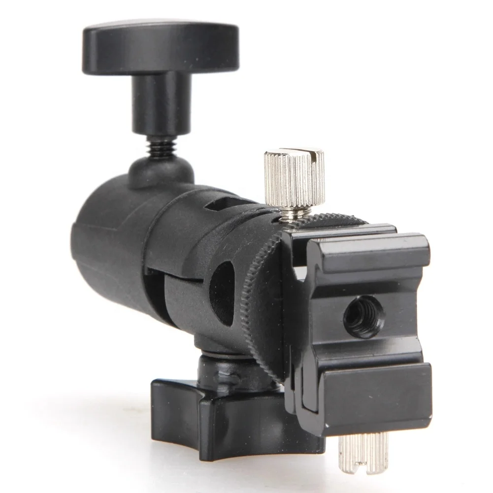 Kaliou Factory Wholesale E Type Camera Flash Holder Flash Bracket for DSLR Camera Canon/Nikon/Sony/Pentax Photo Studio Accessory