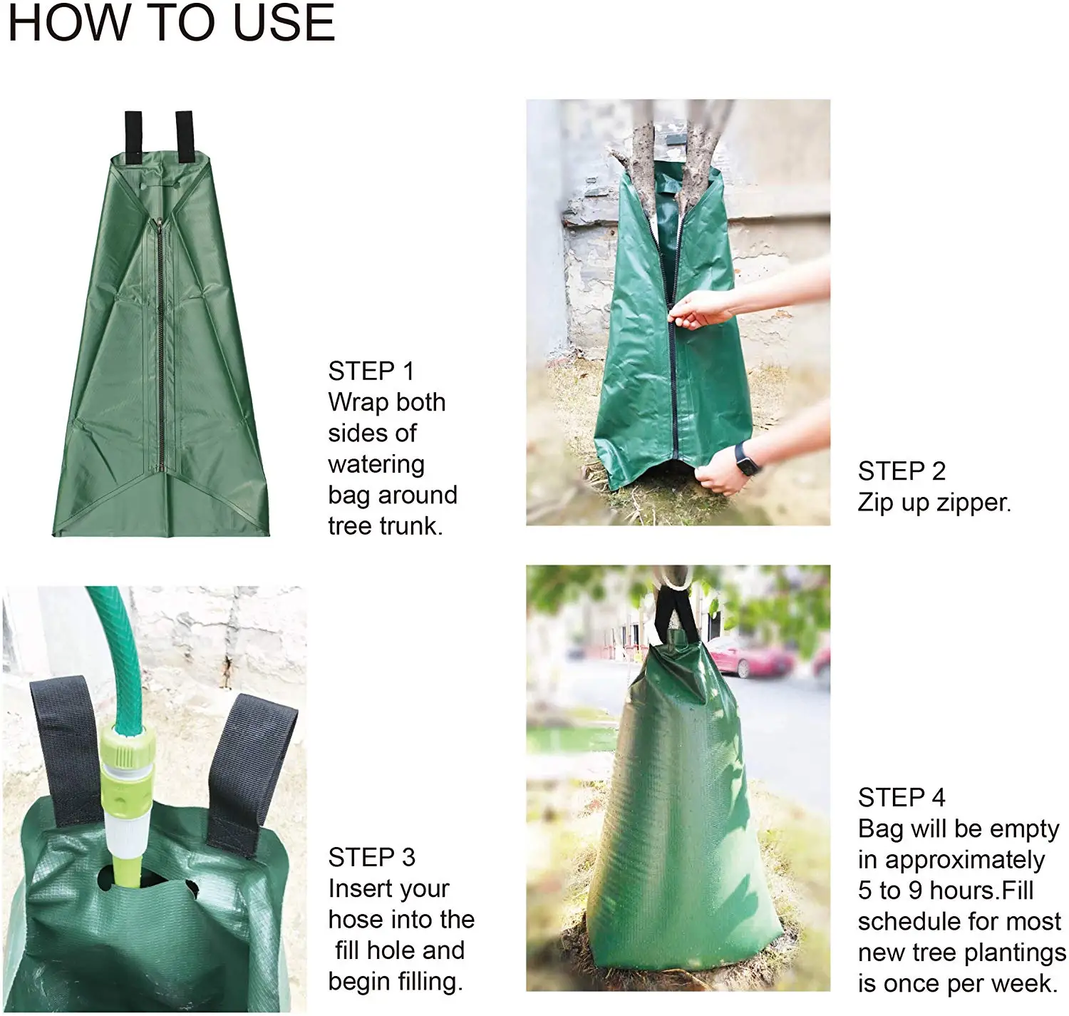 hot sale wholesale PVC Material Tree Watering Drip Bag Slow Release Watering Irrigation Bag for New Planted Trees