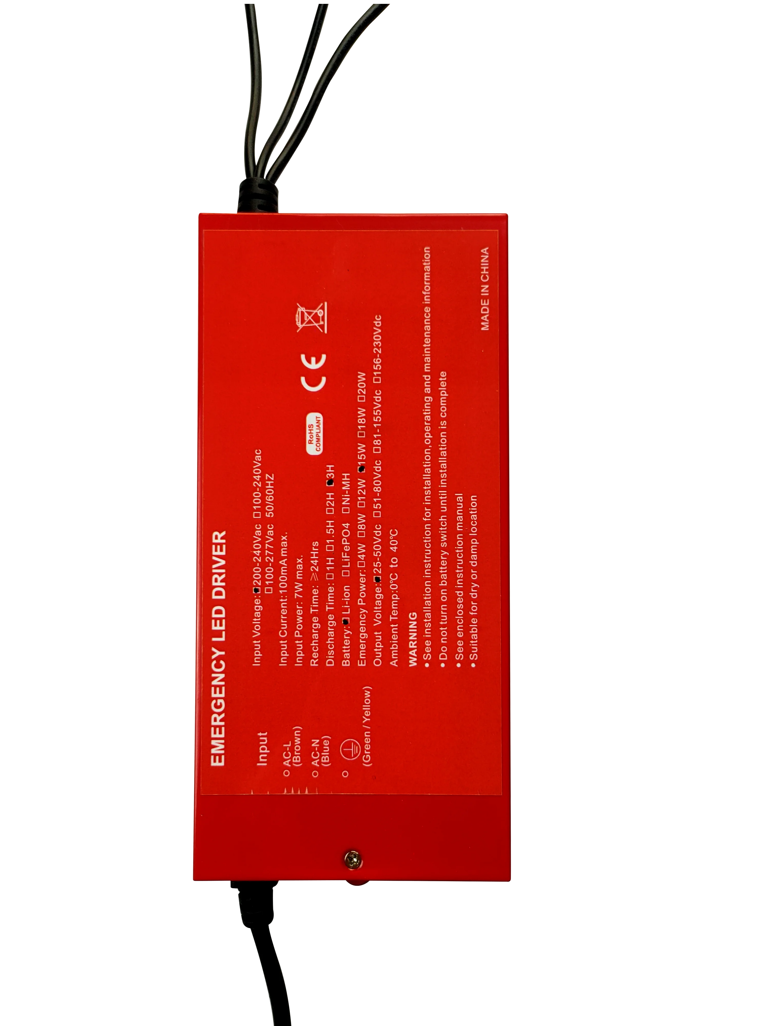 
LED emergency power pack for EU market with hot sale led emergency driver switch type led emergency light 