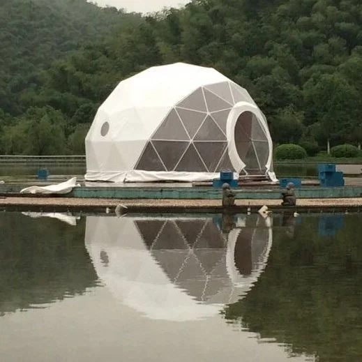 
8m Diameter Geodesic Dome Tent for Glamping and Event 