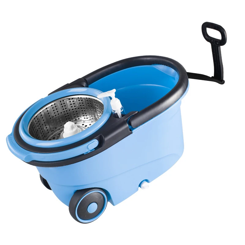 Wholesales Spin Mops for Floor Cleaning With Reusable Microfiber Mop Heads and Bucket Wringer Set