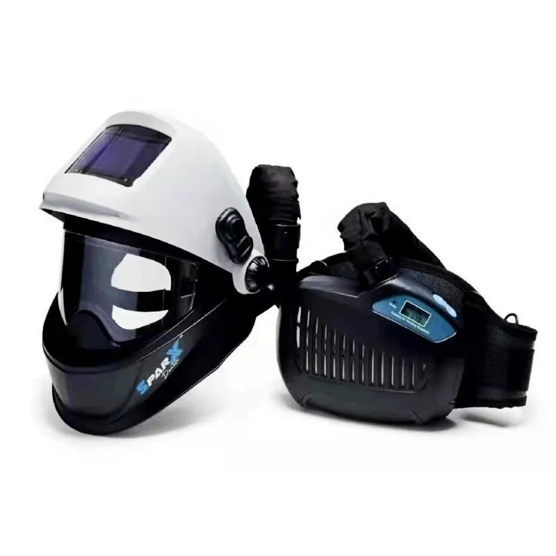 TH3 class CE EN12941 NIOSH Powered Air Fed Purifying respirator auto darkening welding  helmet factory