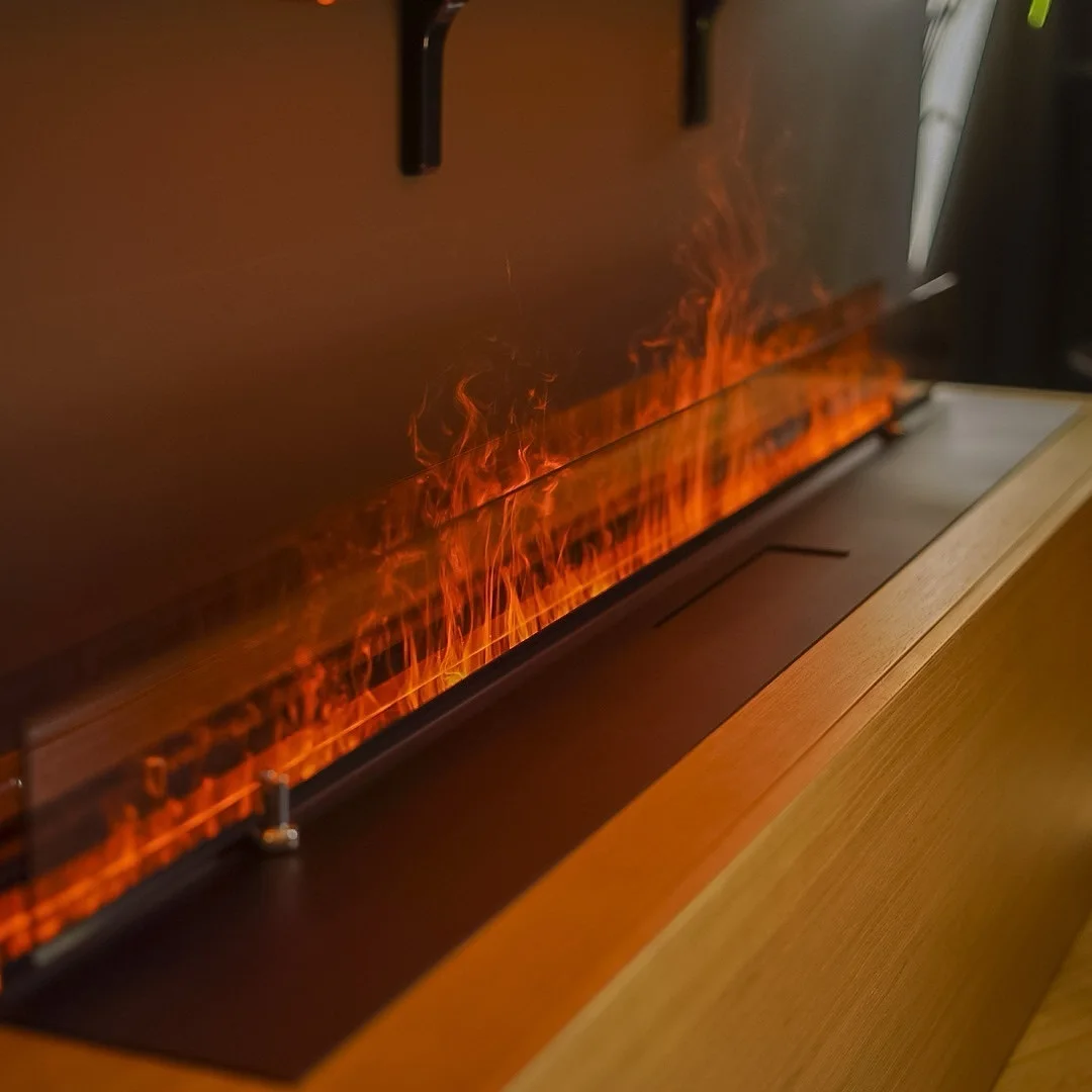 60 inch 3d water steam fireplace luxury high quality water vapor electric fireplace hotel indoor decoration without heater