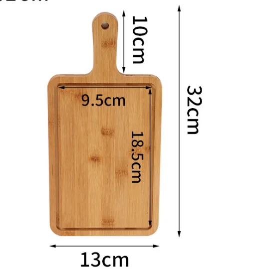 Wholesale Natural Bamboo Wood Cutting Board Wooden Cutting Board With Handle